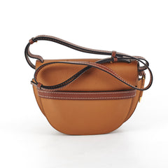 Loewe Medium Gate Bag Grained Calfskin Brown