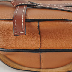 Loewe Medium Gate Bag Grained Calfskin Brown