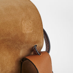 Loewe Medium Gate Bag Grained Calfskin Brown