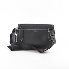 Dior Men Saddle Messenger Bag Black