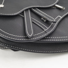 Dior Men Saddle Messenger Bag Black