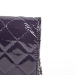 Chanel Reissue Patent Wallet On Chain WOC Purple