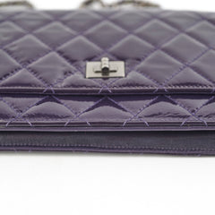 Chanel Reissue Patent Wallet On Chain WOC Purple