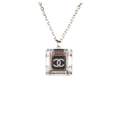 Chanel Logo Square Necklace Costume Jewellery