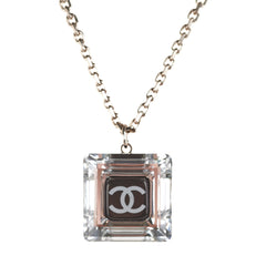 Chanel Logo Square Necklace Costume Jewellery