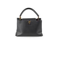 Louis Vuitton Capucines Black MM