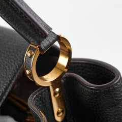 Louis Vuitton Capucines Black MM