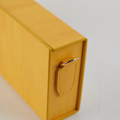 Fendi Horizontal Box Shoulder Bag Yellow