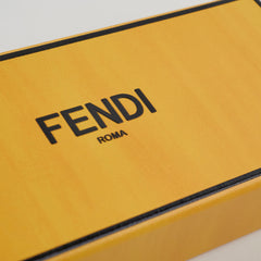 Fendi Horizontal Box Shoulder Bag Yellow