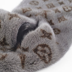 Louis Vuitton Fur Scarf Reverse Monogram