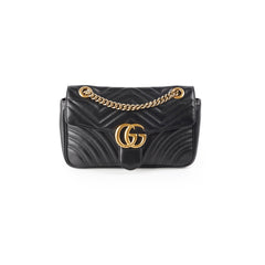 Gucci Marmont Small Black Shoulder Bag