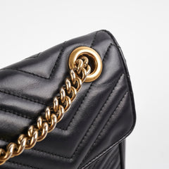 Gucci Marmont Small Black Shoulder Bag