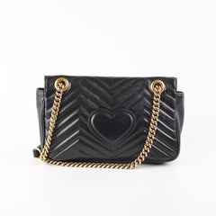 Gucci Marmont Small Black Shoulder Bag