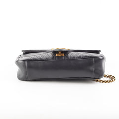 Gucci Marmont Small Black Shoulder Bag