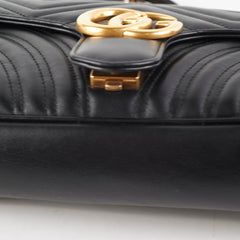 Gucci Marmont Small Black Shoulder Bag