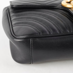 Gucci Marmont Small Black Shoulder Bag