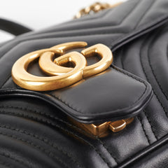 Gucci Marmont Small Black Shoulder Bag