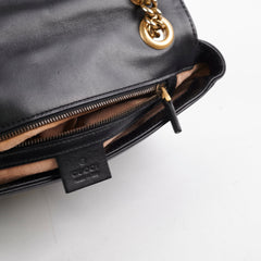 Gucci Marmont Small Black Shoulder Bag