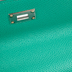 Hermes Kelly To Go Vert Jade - U Stamp 2022