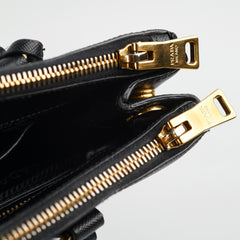 Prada Medium Galleria Black Leather