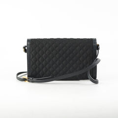 Prada Quilted Nylon Wallet On Chain WOC Black