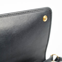 Prada Quilted Nylon Wallet On Chain WOC Black