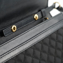 Prada Quilted Nylon Wallet On Chain WOC Black