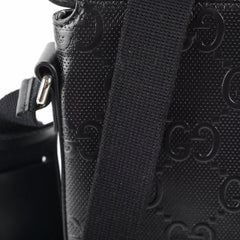 Gucci Mens Monogram Black Crossbody Bag