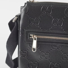 Gucci Mens Monogram Black Crossbody Bag