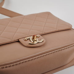 Chanel Caviar Seasonal Flap Beige 24 Series