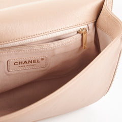 Chanel Caviar Seasonal Flap Beige 24 Series