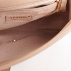 Chanel Caviar Seasonal Flap Beige 24 Series