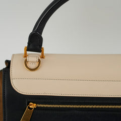 Celine Small Trapeze Black/Green/Cream