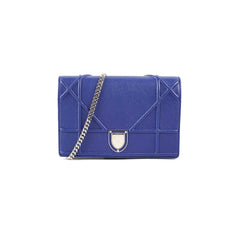 4/7 DOTD - Dior Diorama Wallet On Chain WOC Blue Bag