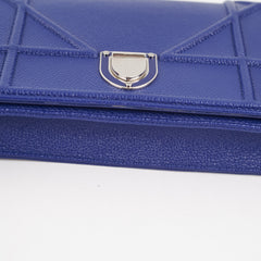 4/7 DOTD - Dior Diorama Wallet On Chain WOC Blue Bag