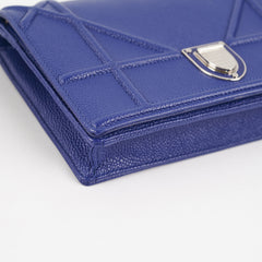 4/7 DOTD - Dior Diorama Wallet On Chain WOC Blue Bag