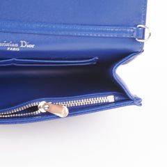 4/7 DOTD - Dior Diorama Wallet On Chain WOC Blue Bag