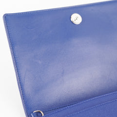 4/7 DOTD - Dior Diorama Wallet On Chain WOC Blue Bag