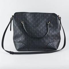 Gucci Black Monogram Tote