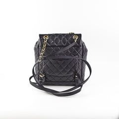 Chanel Urban Spirit Small Lambskin Black Backpack