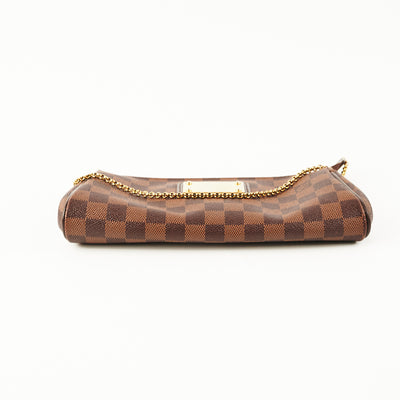 Eva cloth clutch bag Louis Vuitton Brown in Fabric - 9310083