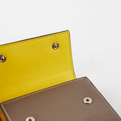 Celine Wallet Grey/Yellow