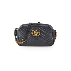 Gucci Marmont Small Camera Crossbody Black