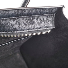 Celine Micro Luggage Pebbled Leather Black