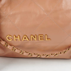 Chanel 22 Small Caramel