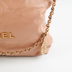 Chanel 22 Small Caramel