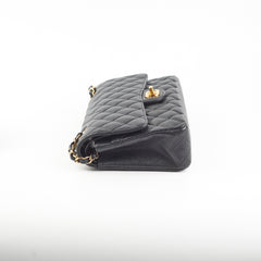 Chanel Medium/Large Caviar Classic Double Flap Black