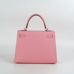 Hermes Kelly 25 Epsom Rose Confetti - Y Stamp