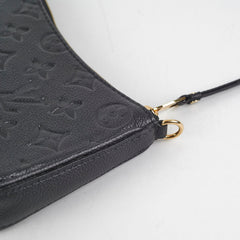 Louis Vuitton Easy Pouch On Strap Black Empreinte