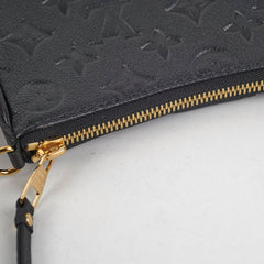 Louis Vuitton Easy Pouch On Strap Black Empreinte